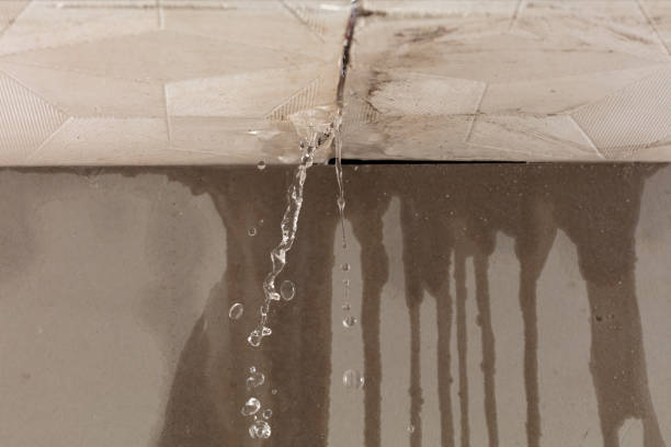 Professional Burst Pipe Cleanup technician working in Bucksport, ME
